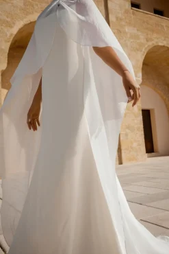 Dixie cape brudslöja