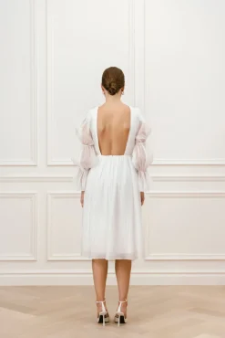 Fleur organza midiklänning