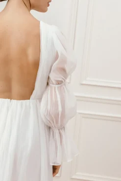 Fleur organza midiklänning