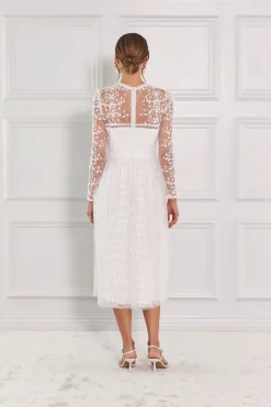 Helia långärmad midiklänning