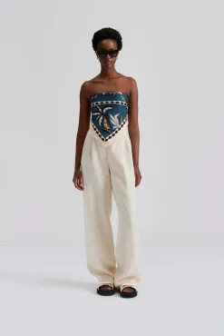 Sidensjal twill 65x65